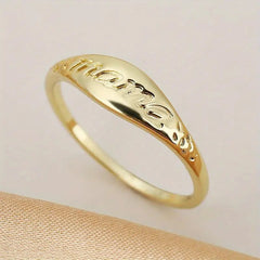 Mom Letter Ring Mother's Gift For Women Mom