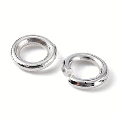 120Pcs Silvery Brass Jump Ring Jewelry Making Accessories