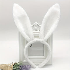 Bunny Rabbit Ear Headband Plush Hairband Costume Party Easter Hair Accessories