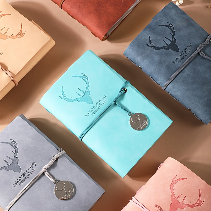 Deer Head Print A6 Hand Account Book