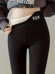 Warm Fleece Liner Yoga Pants Stretch Leggings