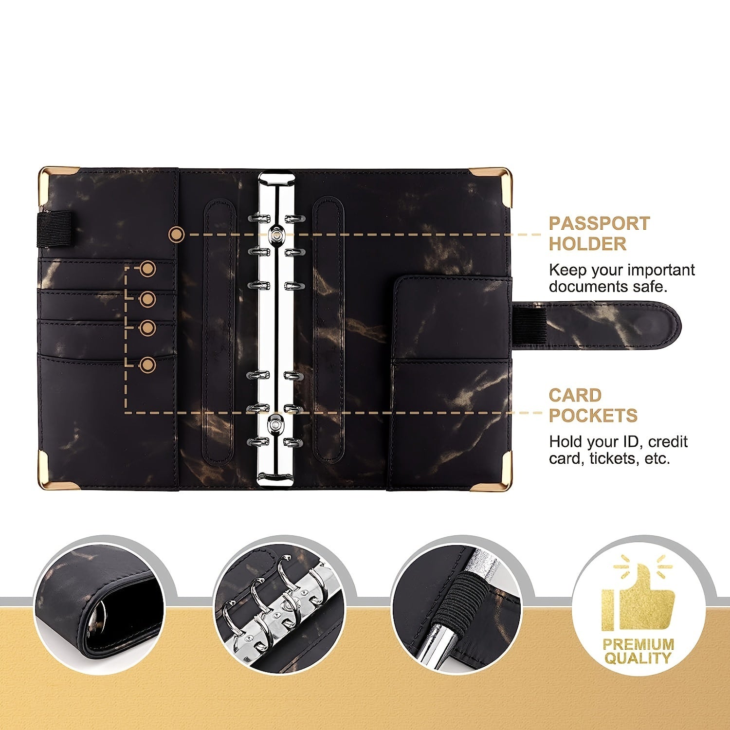 Budget Binder Cash Envelope 6 Ring Money Saving Binder