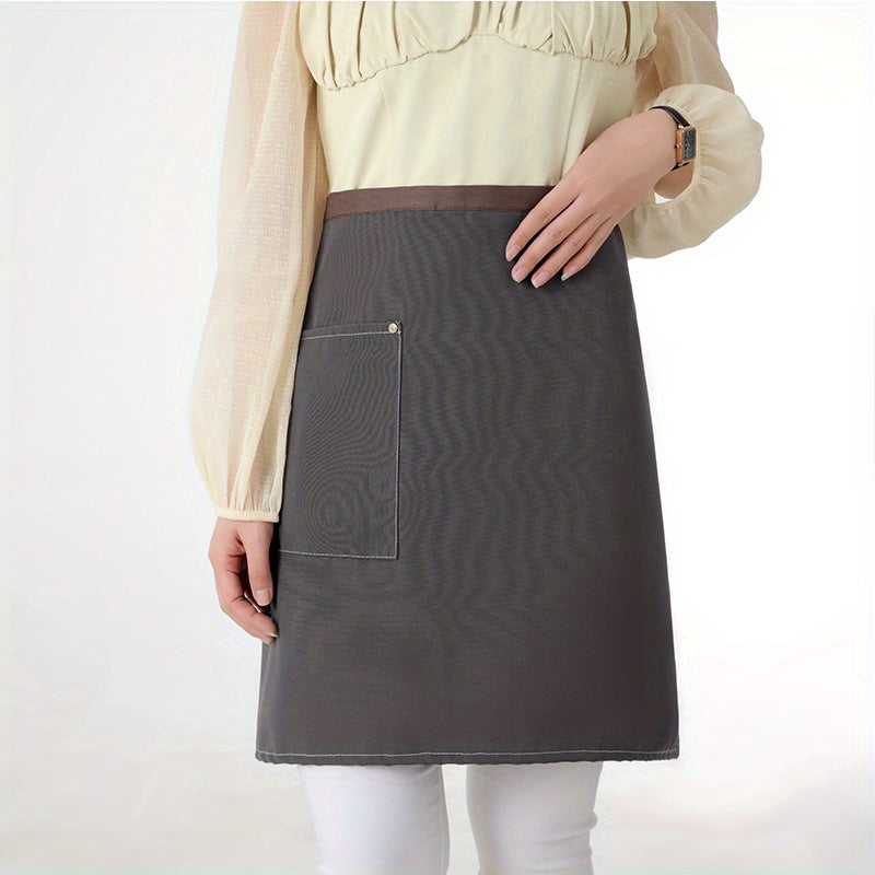 2pcs Canvas Half length Apron Custom Printing Kitchen Supplies