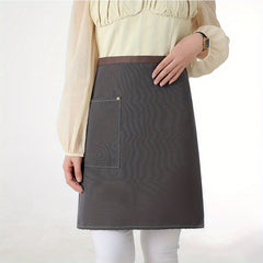 2pcs Canvas Half length Apron Custom Printing Kitchen Supplies