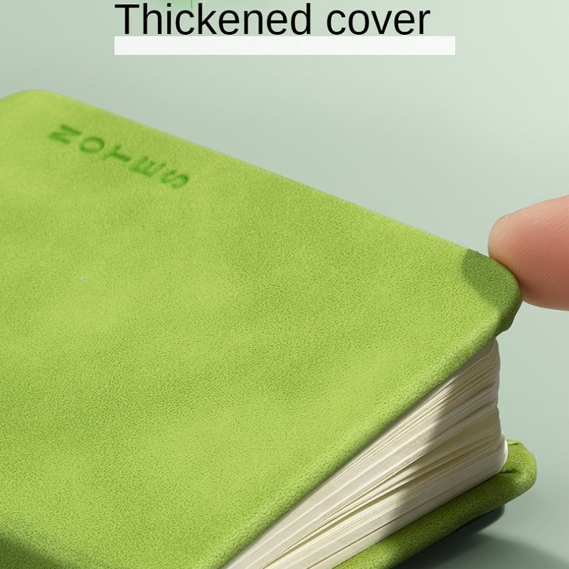 A7 Faux Leather Strap Diary Notebook 160 Pages