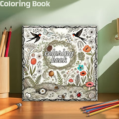 Adult Coloring Book Patterns and Quotes Thickened Designs