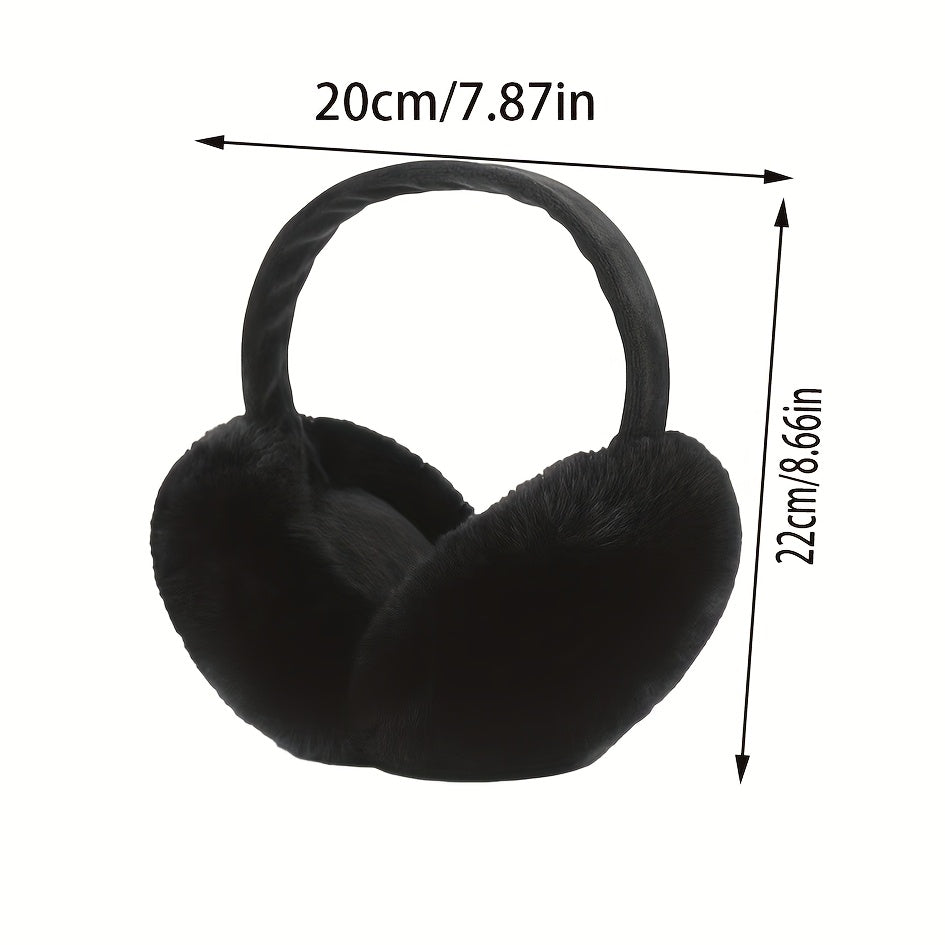 Adjustable Winter Ear Muffs Windproof Plush Ear Covers