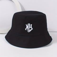 Gothic Embroidery Bucket Hat Unisex Lightweight Hip Hop Cap