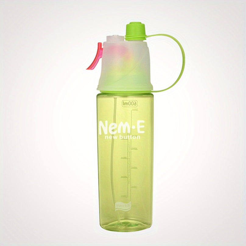 600ml Portable Spray Water Cup for Outdoor Sports