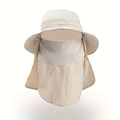 Sun Protection Fishing Hat with Face Cover & Neck Flap