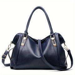 Large Capacity Crossbody Bag Soft PU Leather Satchel Purses