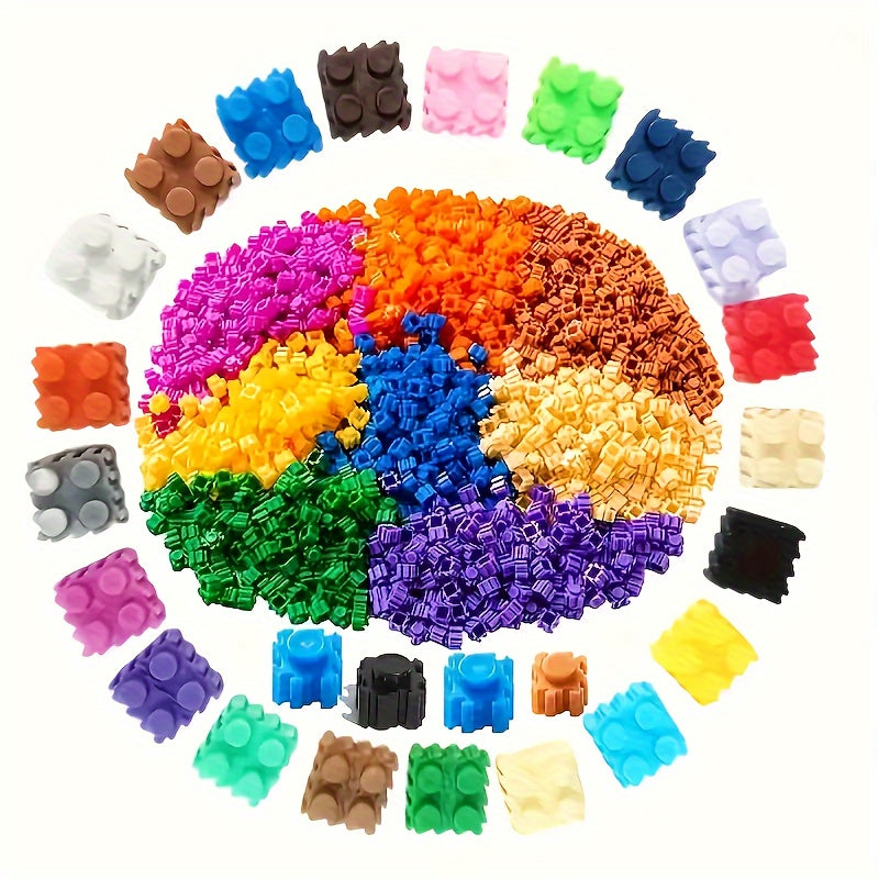 1050pcs Building Blocks DIY Creative Play Imagination Puzzle ABS