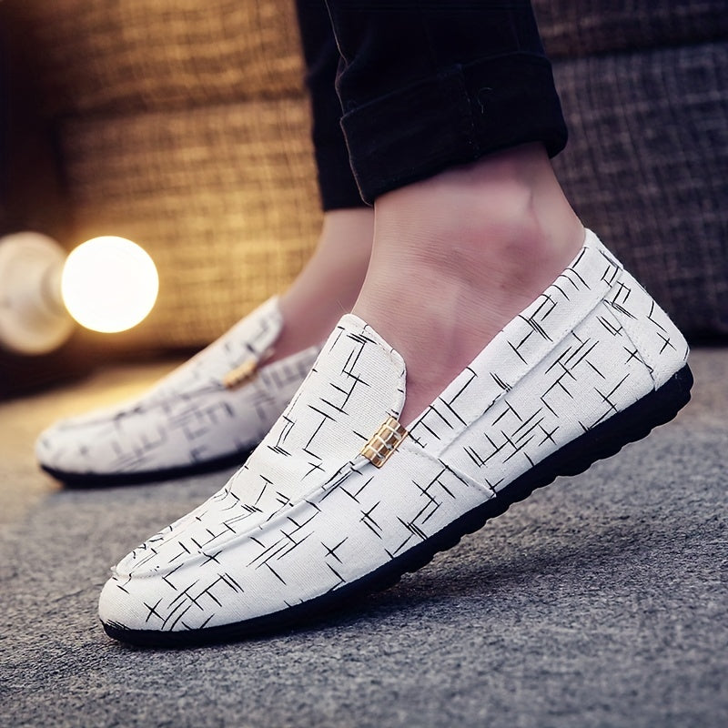 Men's Breathable Loafer Shoes Comfortable Non Slip Casual Shoes