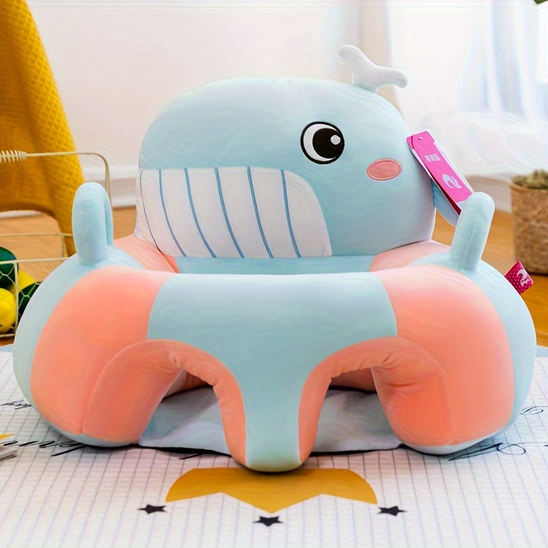 Baby Learning To Sit Sofa Anti-fall Backrest Plush Chair