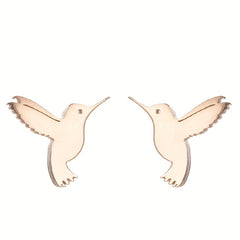 Men's Style Small Bird Earrings - 2pcs Pair Forest Earrings