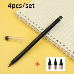 Eternal Pencil with 3 Tip Set Technology - 4pcs School Office Supplies
