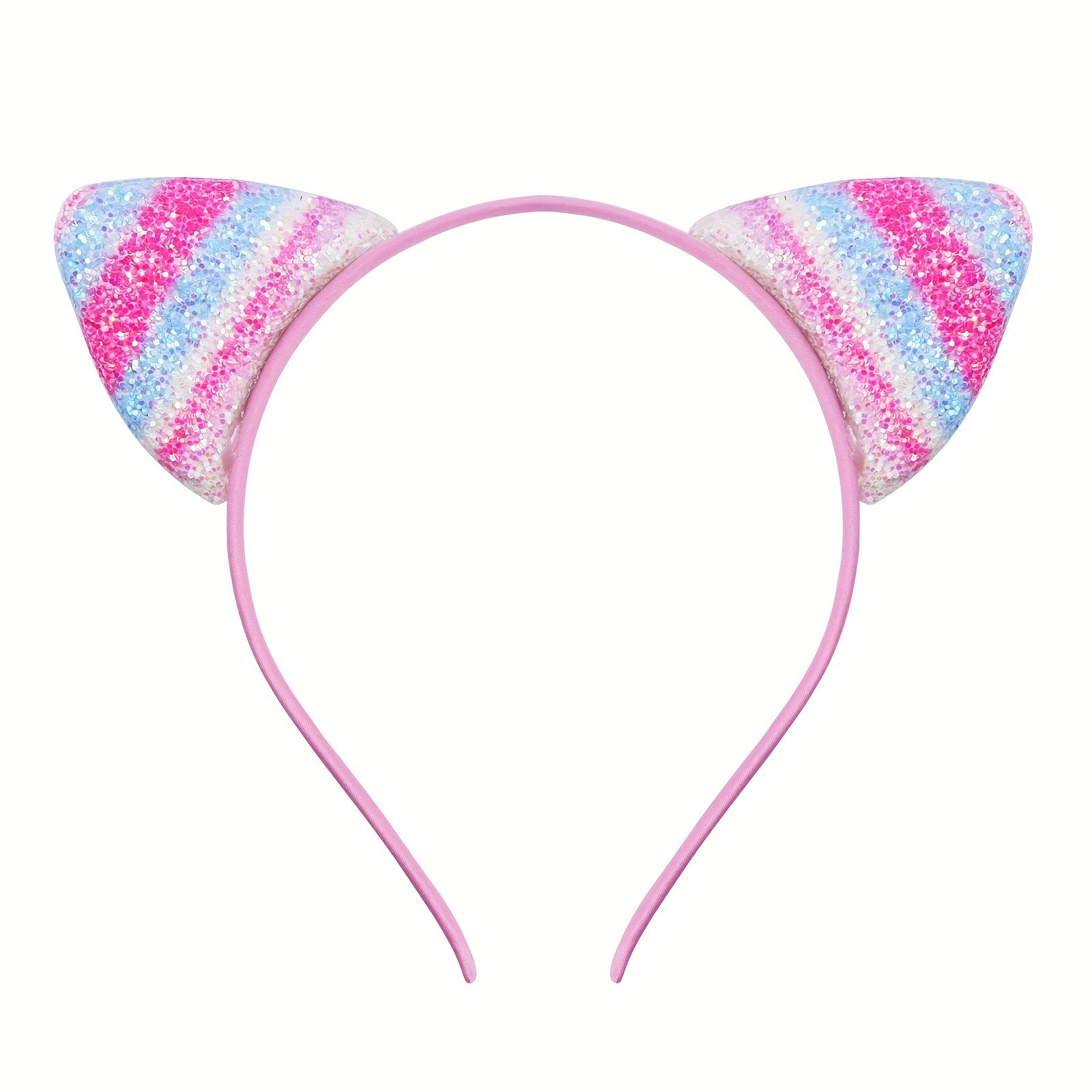Cartoon Cat Ears Hair Hoop Sequin Headband Party Decoration