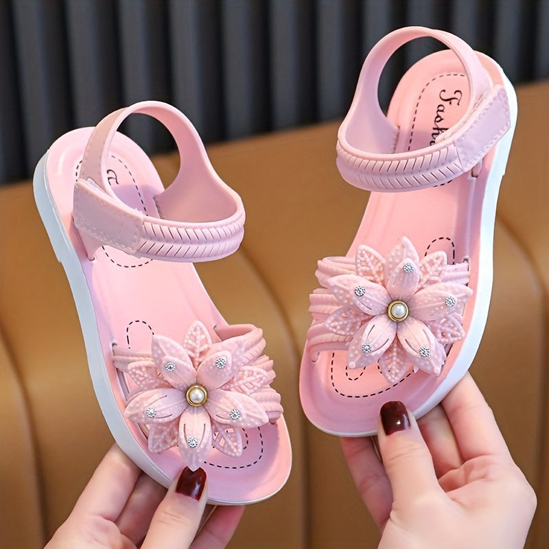 Girls Breathable Open Toe Sandals Lightweight Anti Slip Comfort Sandals