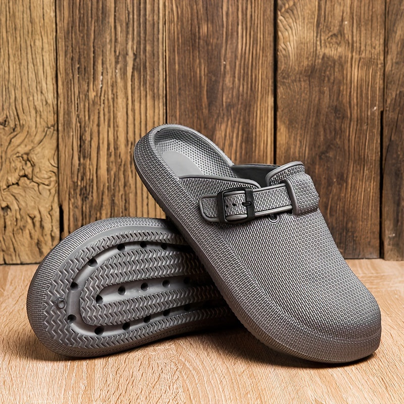 Men's Clogs Closed Toe Sandals Soft Sole Outdoor Mules Garden Shoes