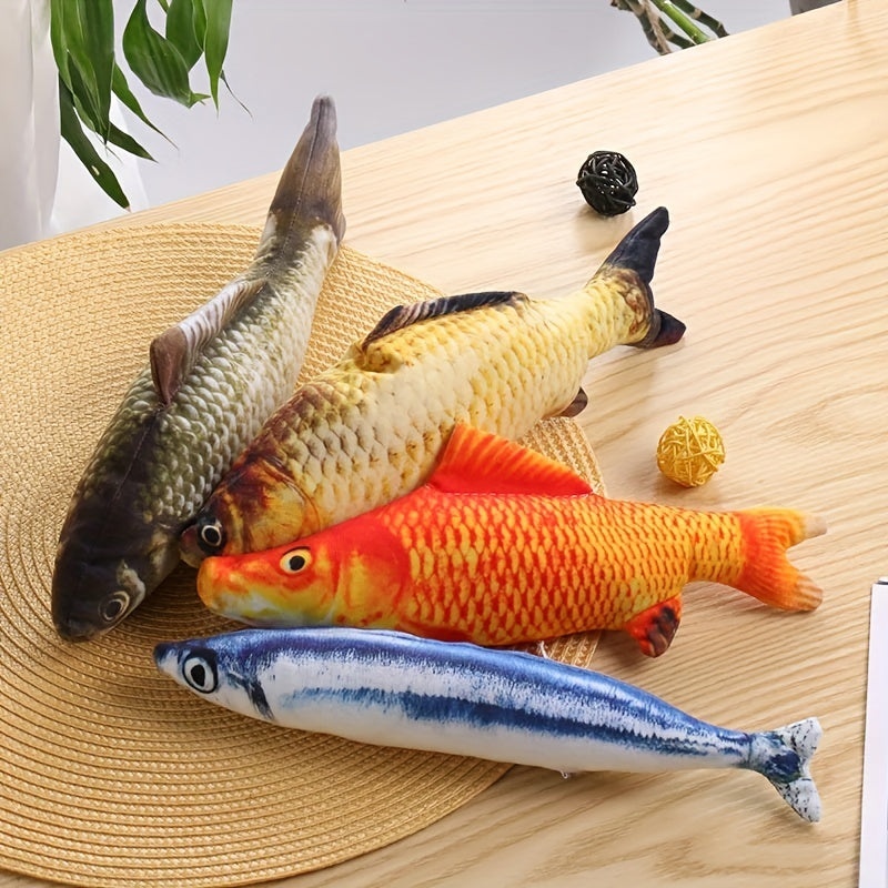 1pc Fish Cat Toys Interactive Kitten Chew Toys Pet Supplies