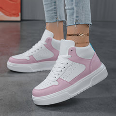 Women's Lightweight Block Skate Shoes Wear-Resistant Chunky Sneakers