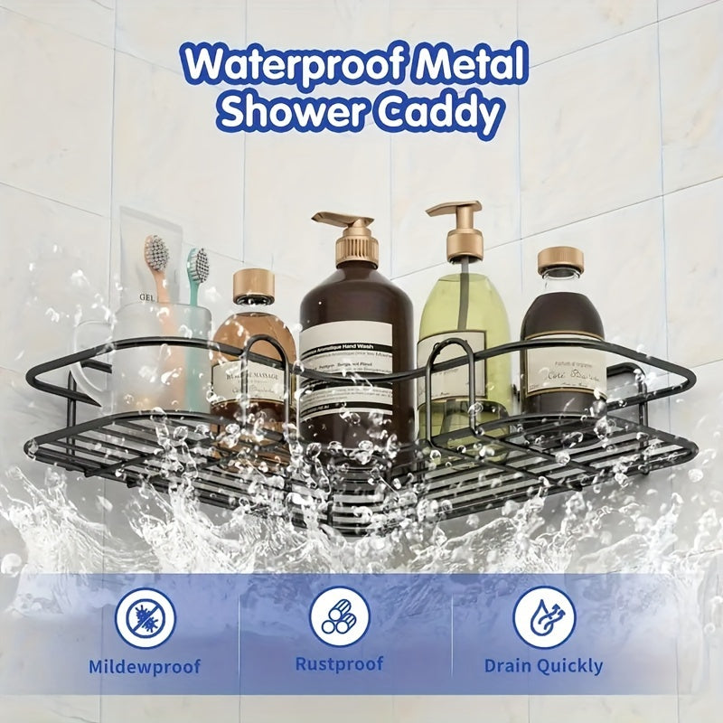 Stylish Bathroom Shelf & Kitchen Organizer with Shower Caddy