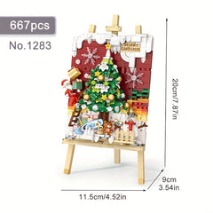 DIY Christmas Tree Building Blocks Set Toy Gift Home Decoration