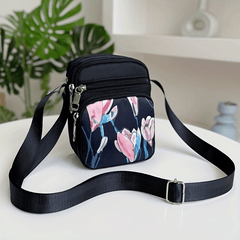 Nylon Crossbody Bag Women's Zipper Purse