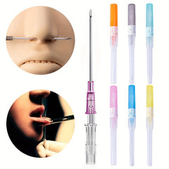 1pc Sterile Piercing Needle Nose Septum Lips Eyebrow Tongue Nipple