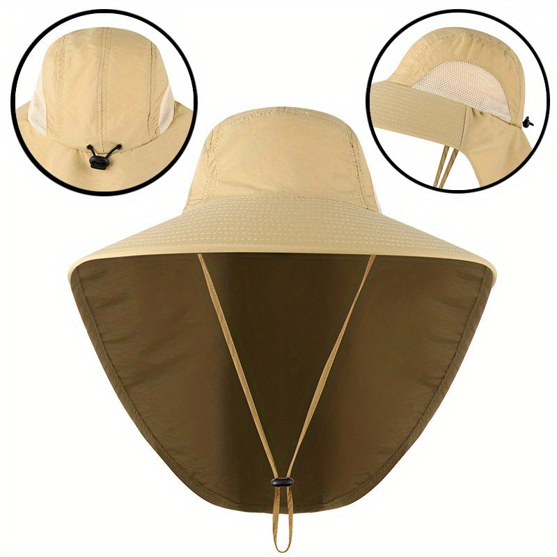 Outdoor Bucket Hat Men's Women's Summer Sunscreen UV Protection Fishing Hat