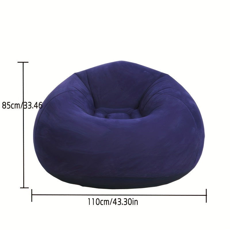 Inflatable Lounge Chair Portable Sofa for Office and Outdoor Picnic