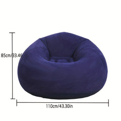 Inflatable Lounge Chair Portable Sofa for Office and Outdoor Picnic