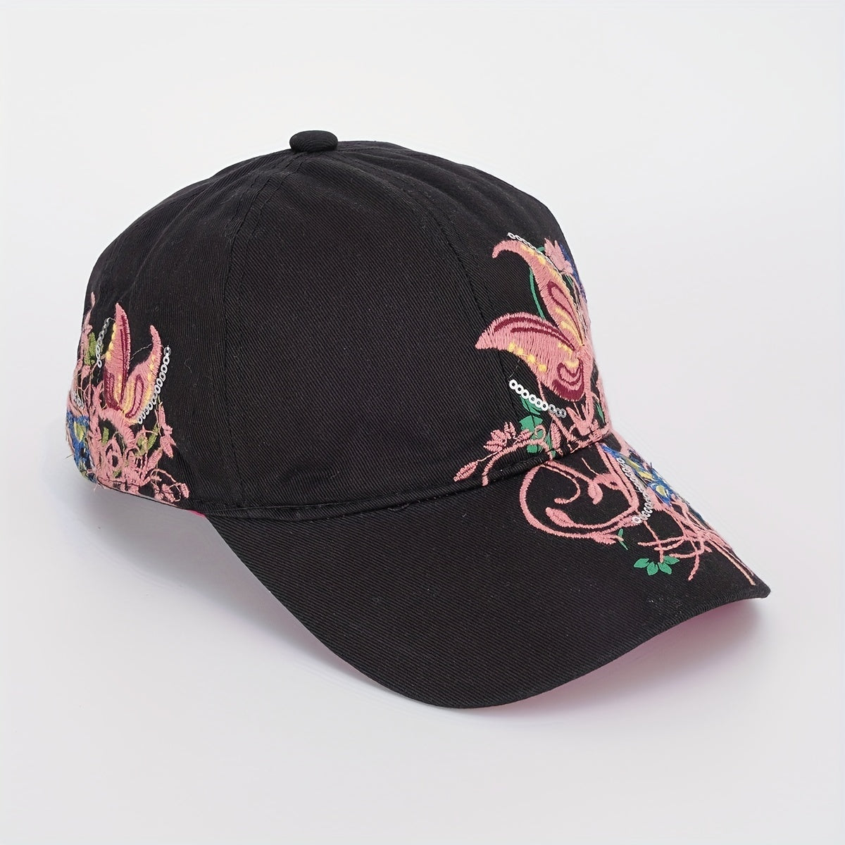 Ethnic Style Embroidered Sun Hat Baseball Cap for Men Women
