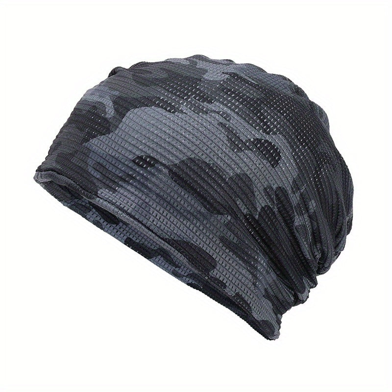 Breathable Sport Beanie Hat Outdoor Running Skull Cap Elastic Chemo Headwear