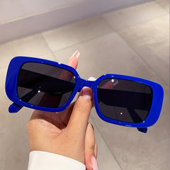 Y2K Rectangle Sunglasses Candy UV400 Shades Party Club