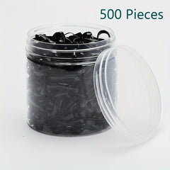 500 Mini Soft Rubber Bands For Girls & Women