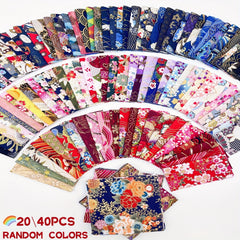 20pcs 40pcs Small Square Fabric Cotton Patchwork Series Quilt Patchwork