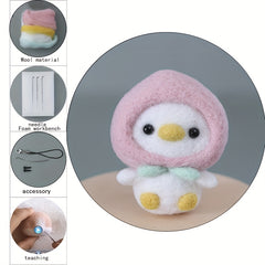 Chicken Wool Felt Doll Kit for Beginners