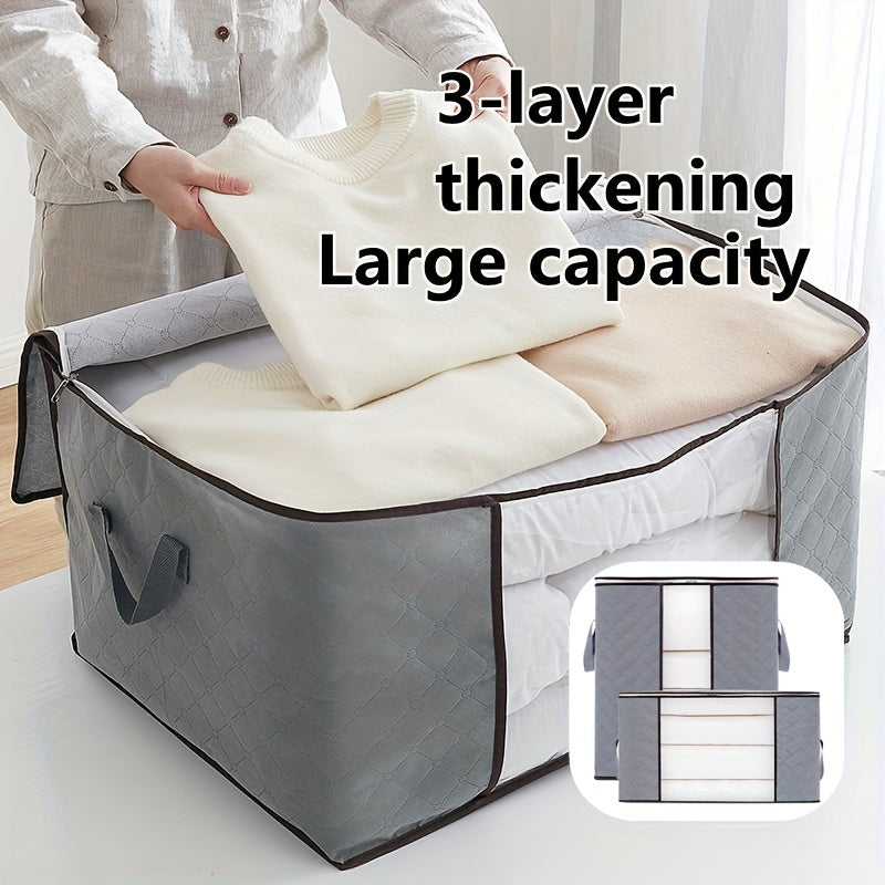 Double Layer Waterproof Quilt Storage Bag Clothing Organization