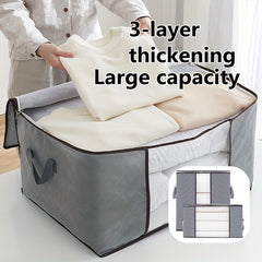 Double Layer Waterproof Quilt Storage Bag Clothing Organization