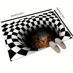 3D Illusion Trap Carpet - Creative Indoor Funny Decoration