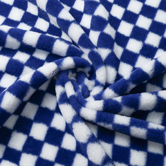 Rabbit Fur Checkerboard Plush Soft Comfortable Hat Shoes Pillow Bag Toy
