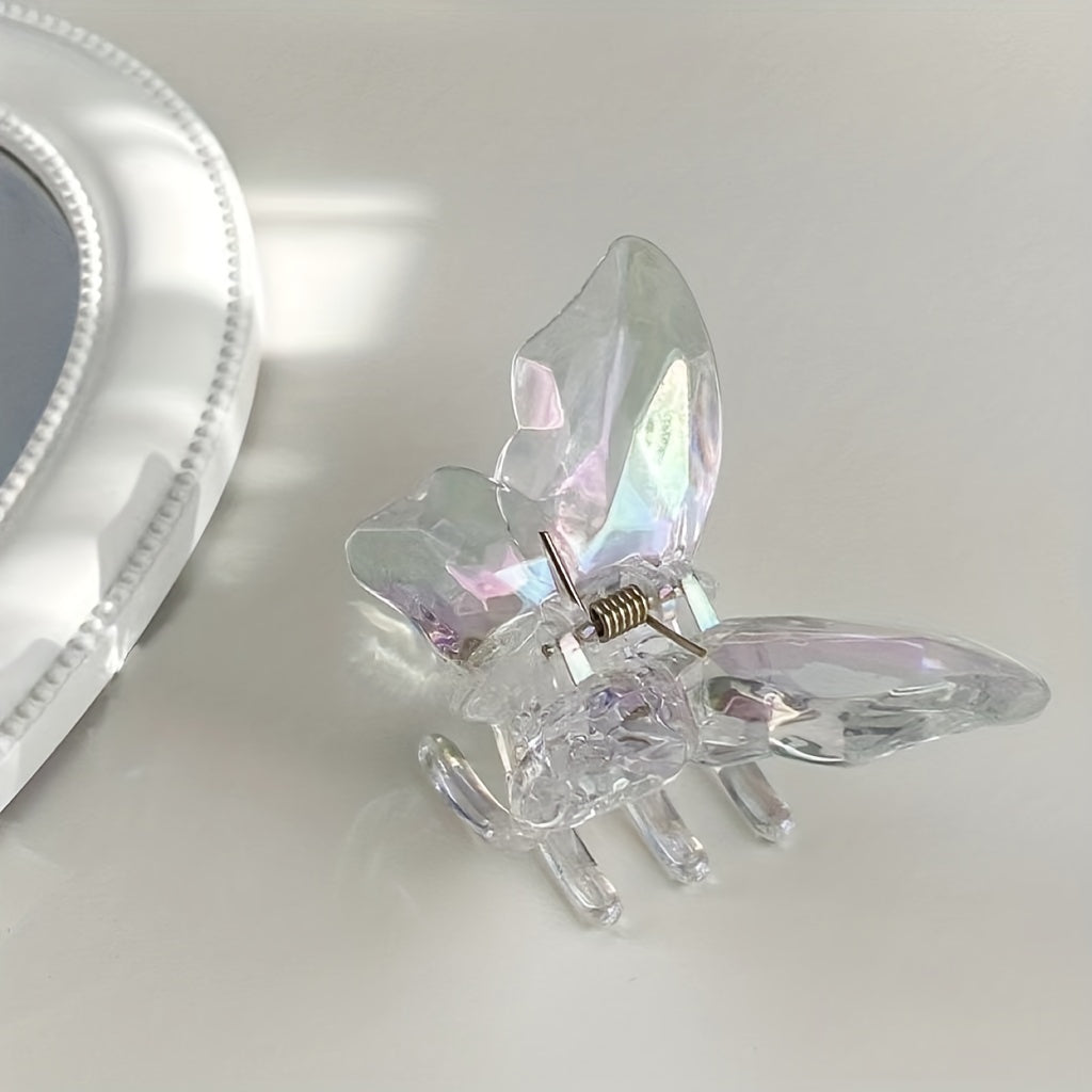 Y2K Butterfly Hair Claw Clips Resin Hairpin All match Hair Accessories For Women