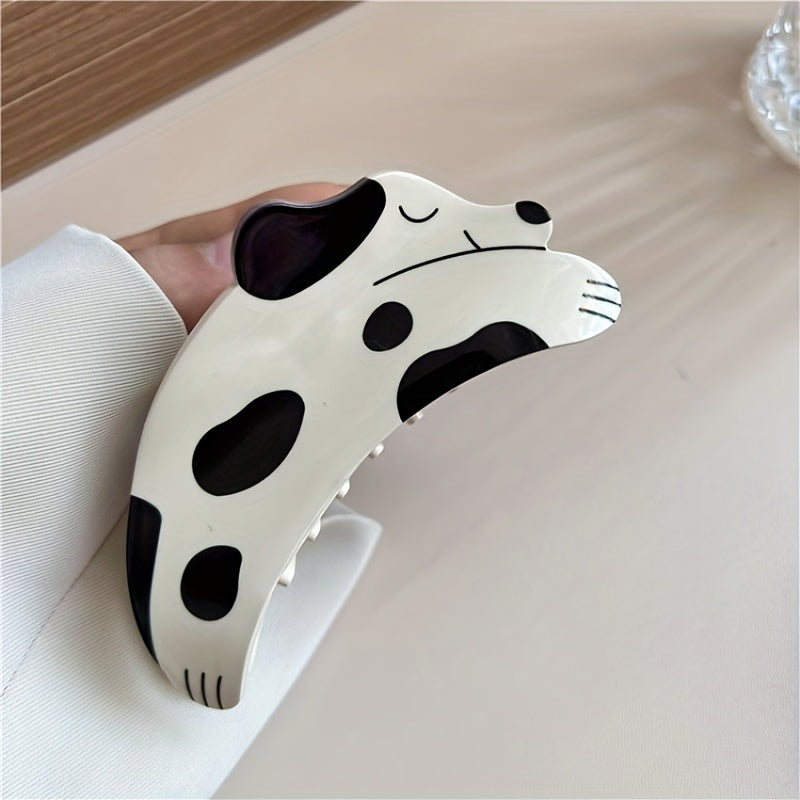 Acetate Cartoon Puppy Hair Claw Female Summer Back Head Hair Claw