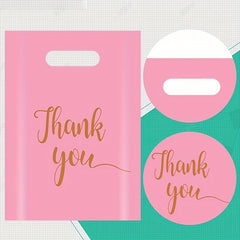 100 Thank You Merchandise Bags Small Business Retail Shopping Gift Bags
