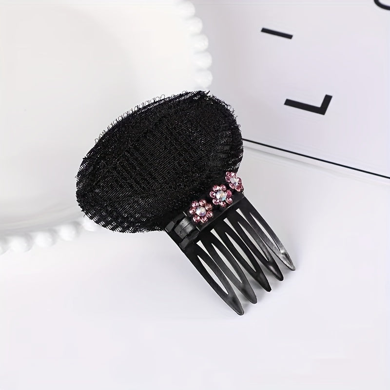 Women's Hair Comb with Cushion for Bangs Styling