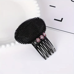 Women's Hair Comb with Cushion for Bangs Styling