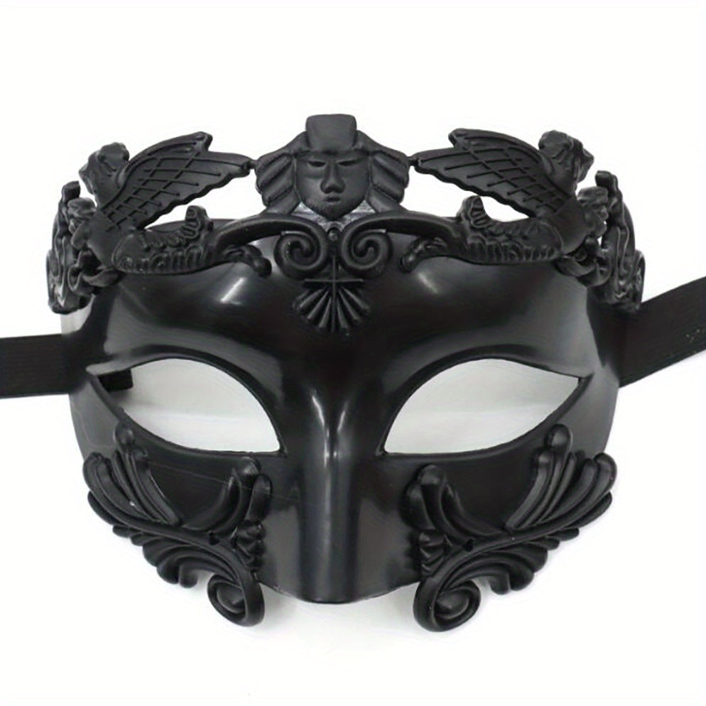 Men's Egyptian Warrior Half Face Mask Masquerade Halloween