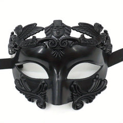 Men's Egyptian Warrior Half Face Mask Masquerade Halloween
