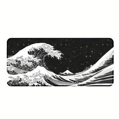 Wave Pattern Extended Gaming Mouse Pad 80x30cm